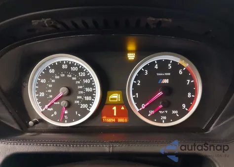 2006 BMW M6 z USA, uszkodzony, nr VIN WBSEH93406B797325